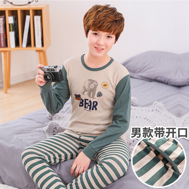 Children Cotton Pajamas Sets