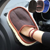 1Pc Car Styling Wool Glove