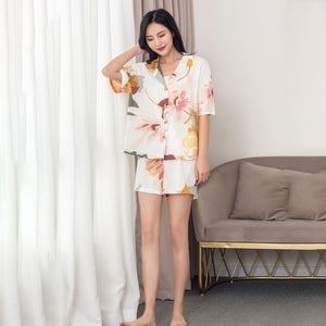 Women's Short-Sleeved Pajamas