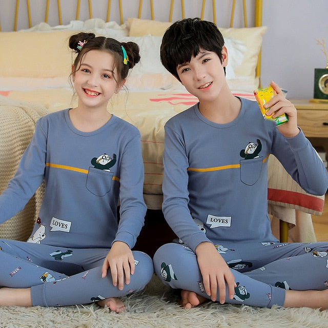 Children Cotton Pajamas Sets