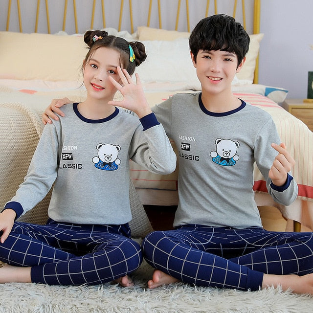 Children Cotton Pajamas Sets