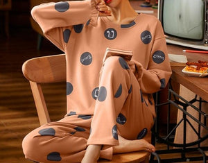 Warm Long Sleeve Pajamas