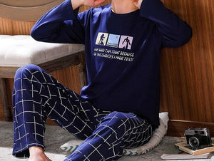 Cartoon Printed Men's Pajamas