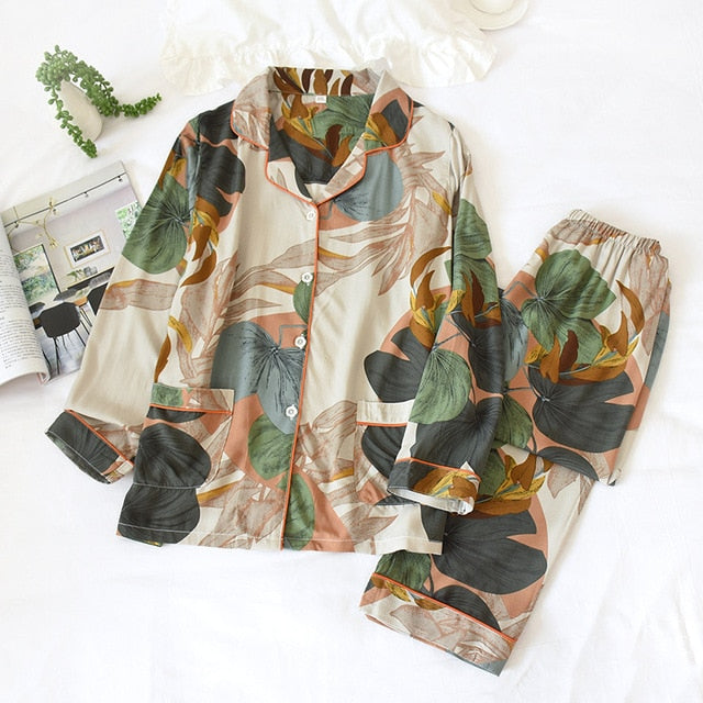 Thin Long-Sleeve Two Piece