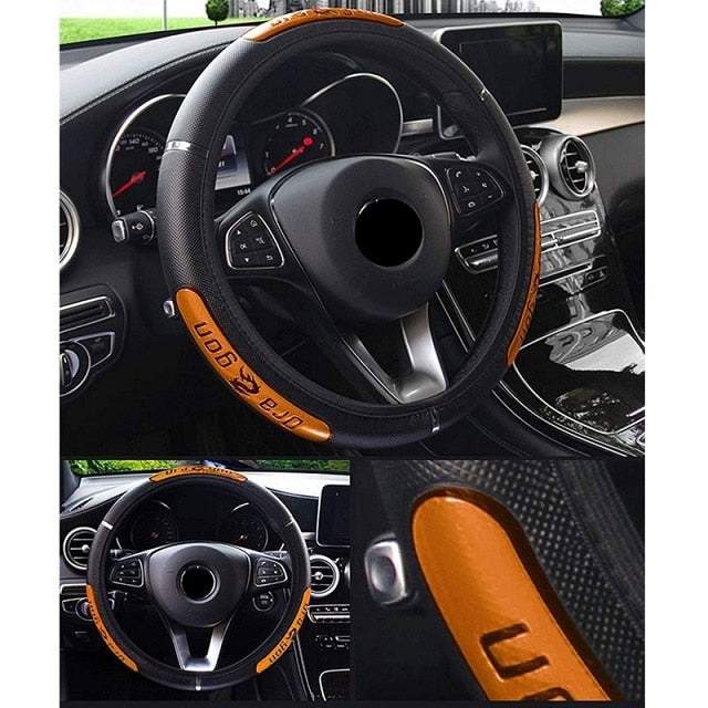 Universal Leather Car Steering Wheel Cover