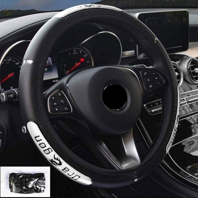 Universal Leather Car Steering Wheel Cover