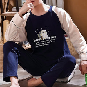 Cotton Long Sleeve Pajamas Set