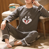 Cotton Long Sleeve Pajamas Set