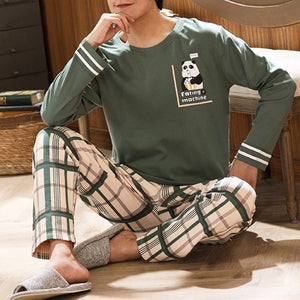 Cotton Long Sleeve Pajamas Set