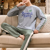 Green Cartoon Printed Pajamas