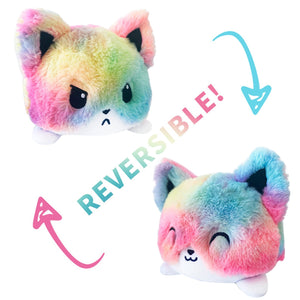 Double-sided Reversible Plush Cat