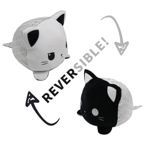 Double-sided Reversible Plush Cat