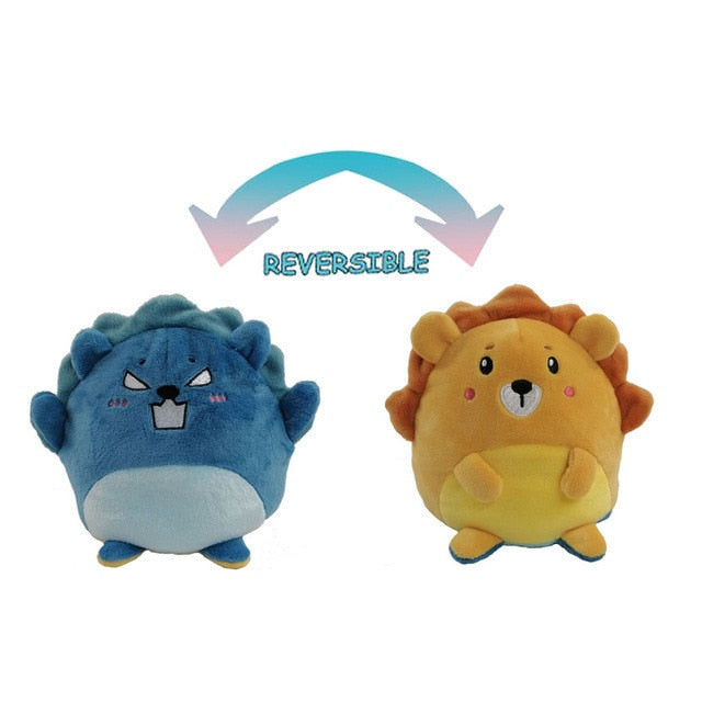 Double-sided Reversible Plush Cat