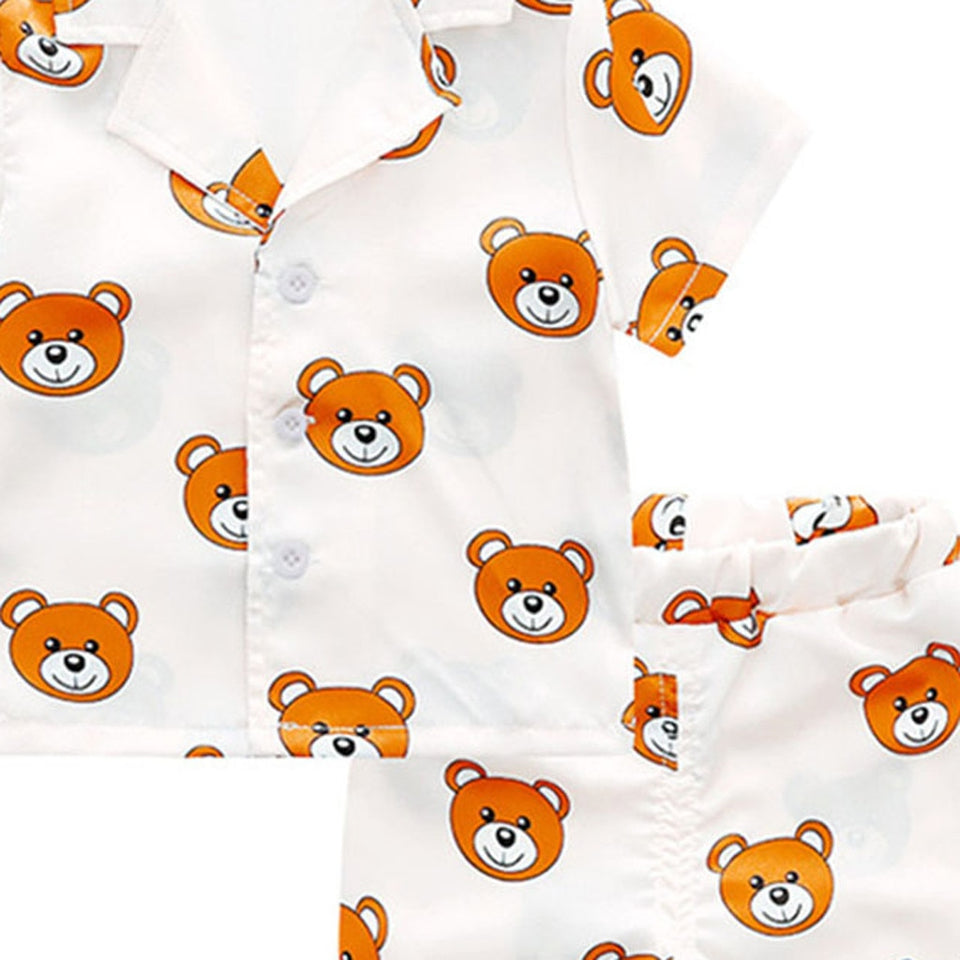 Cute Cartoon Bear Pajamas