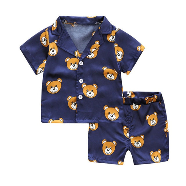 Cute Cartoon Bear Pajamas